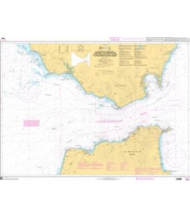 OceanGrafix French (SHOM) Nautical Chart 7042 Détroit Gibraltar- Cabo Roche à Punta Chullera et Ras Spartel au Ras El Aswad
