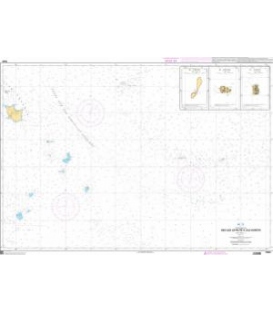OceanGrafix French (SHOM) Nautical Chart 7049 Des îles Loyauté à lîle Hunter