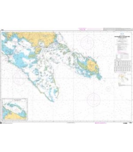 OceanGrafix French (SHOM) Nautical Chart 7052 De Nouméa à lÎle des Pins - Le Grand lagon Sud