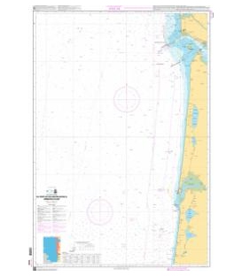 OceanGrafix French (SHOM) Nautical Chart 7070 Du Pertuis de Maumusson à Mimizan-Plage