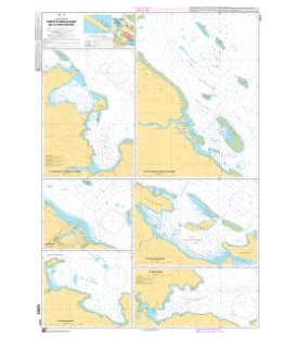 OceanGrafix French (SHOM) Nautical Chart 7073 Ports et mouillages de la côte Sud-Est