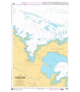 OceanGrafix French (SHOM) Nautical Chart 7087 Havre de la Trinité et Baie du Galion