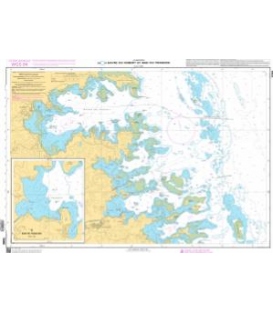 OceanGrafix French (SHOM) Nautical Chart7088 Havre du Robert et Baie du François