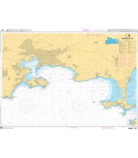 OceanGrafix French (SHOM) Nautical Chart 7091 Abords de Toulon