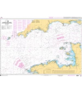 OceanGrafix French (SHOM) Nautical Chart 7311 La Manche (Partie Ouest) - De Isles of Scilly et de lÎle dOuessant aux Casquets