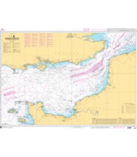 OceanGrafix French (SHOM) Nautical Chart 7312 La Manche (Partie Est) - Des Casquets au Pas de Calais