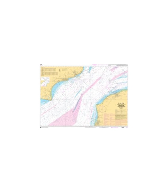 OceanGrafix French (SHOM) Nautical Chart 7323 Pas de Calais - De Boulogne-sur-Mer à Calais et de Dungeness à Dover