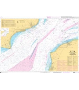 OceanGrafix French (SHOM) Nautical Chart 7323 Pas de Calais - De Boulogne-sur-Mer à Calais et de Dungeness à Dover