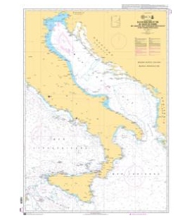 OceanGrafix French (SHOM) Nautical Chart 7331 Du Cap Bon au Golfe de Venise - Mer Adriatique, Mer Tyrrhénienne et Mer Ionienne