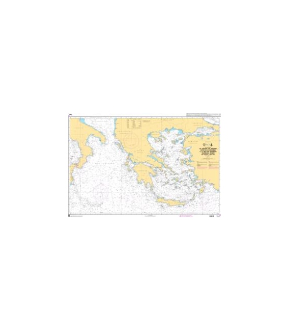OceanGrafix French (SHOM) Nautical Chart 7338 Du Détroit de Messina à la Mer de Marmara - Mers Ionienne et Mer Égée