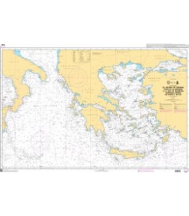 OceanGrafix French (SHOM) Nautical Chart 7338 Du Détroit de Messina à la Mer de Marmara - Mers Ionienne et Mer Égée