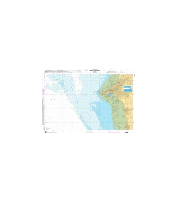 OceanGrafix French (SHOM) Nautical Chart 7341 Abords de Granville