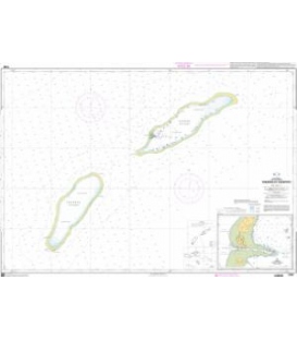 OceanGrafix French (SHOM) Nautical Chart 7346 Takaroa et Takapoto