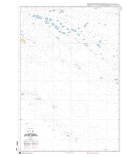 OceanGrafix French (SHOM) Nautical Chart 7347 Des Îles Tuamotu aux Îles Australes
