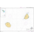 OceanGrafix French (SHOM) Nautical Chart 7349 De la Réunion à Maurice (Mauritius) - Ile Tromelin