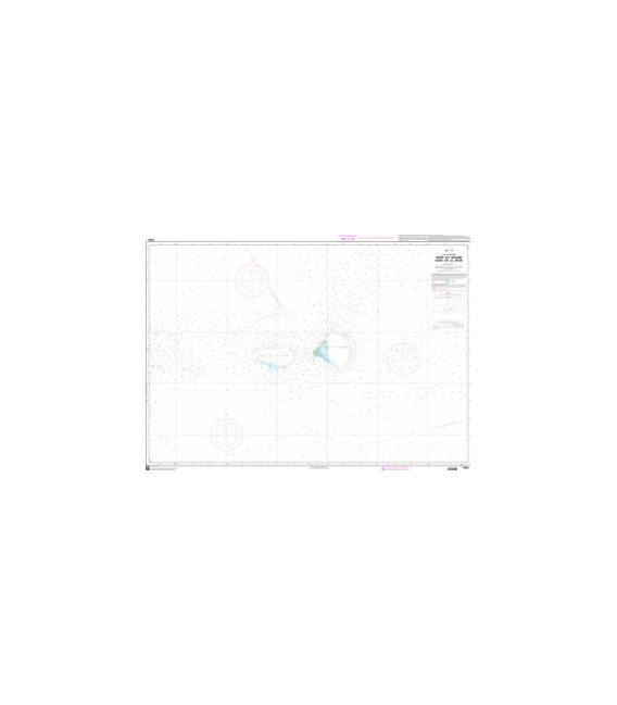 OceanGrafix French (SHOM) Nautical Chart 7350 Récif du Geyser - Banc de la Zélée