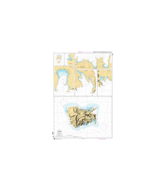 OceanGrafix French (SHOM) Nautical Chart 7352 Nuku-Hiva