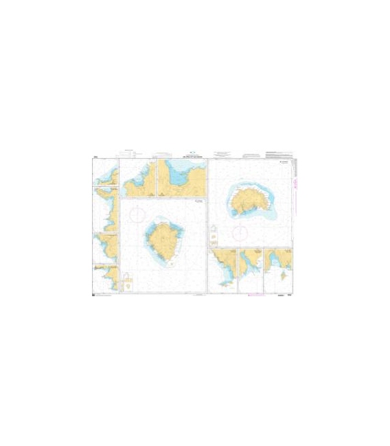 OceanGrafix French (SHOM) Nautical Chart 7353 Ua-Pou et Ua-Huka