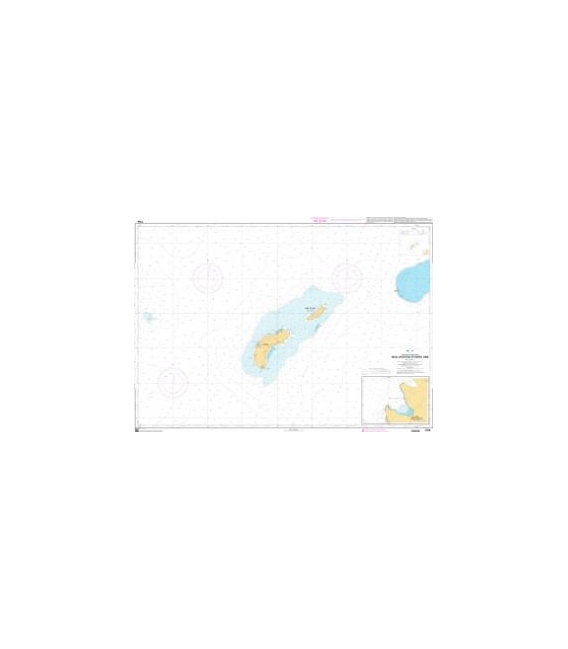 OceanGrafix French (SHOM) Nautical Chart 7356 Eiao, Hatutaa et Motu One