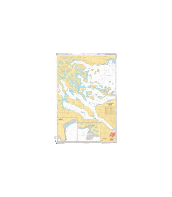 OceanGrafix French (SHOM) Nautical Chart 7359 Golfe du Morbihan - Partie Ouest