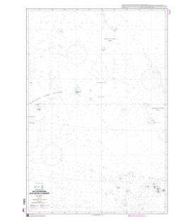 OceanGrafix French (SHOM) Nautical Chart 7368 De lIle Malden aux Iles de la Société 