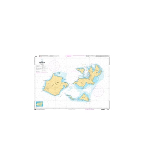 OceanGrafix French (SHOM) Nautical Chart 7101 Les Saintes