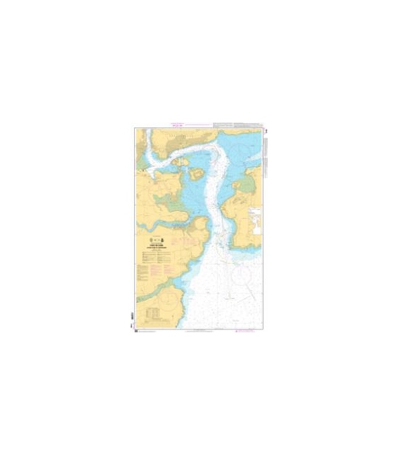 OceanGrafix French (SHOM) Nautical Chart 7104 Port de Cork - Avant-port et approches