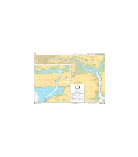 OceanGrafix French (SHOM) Nautical Chart 7105 Port de Cork