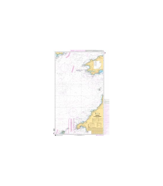 OceanGrafix French (SHOM) Nautical Chart 7108 Approches du Canal de Bristol