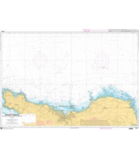 OceanGrafix French (SHOM) Nautical Chart 7120 Abords de Cherbourg - Du Cap de La Hague à la Pointe de Barfleur