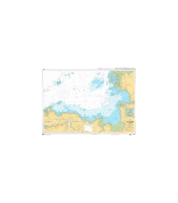 OceanGrafix French (SHOM) Nautical Chart 7124 Baie de Lannion - De la Pointe de Primel à lÎle Grande