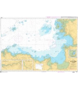 OceanGrafix French (SHOM) Nautical Chart 7124 Baie de Lannion - De la Pointe de Primel à lÎle Grande