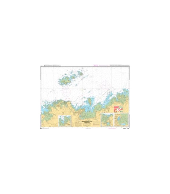 OceanGrafix French (SHOM) Nautical Chart7125 Abords de Perros-Guirec - Les Sept Îles - De lÎle Grande à lÎle Balanec