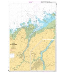 OceanGrafix French (SHOM) Nautical Chart 7126 De lÎle Balanec aux Héaux-de-Bréhat - Cours du Jaudy