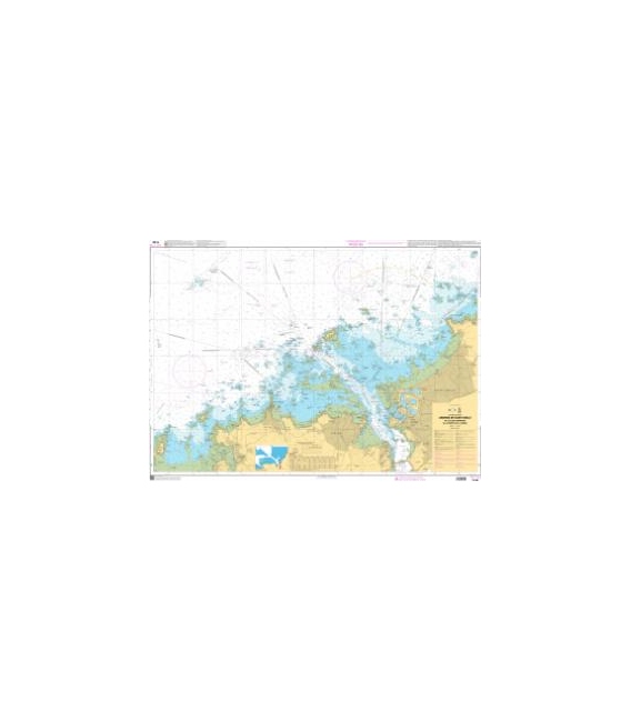 OceanGrafix French (SHOM) Nautical Chart 7130 Abords de Saint-Malo - De lîle des Hébihens à la Pointe de la Varde