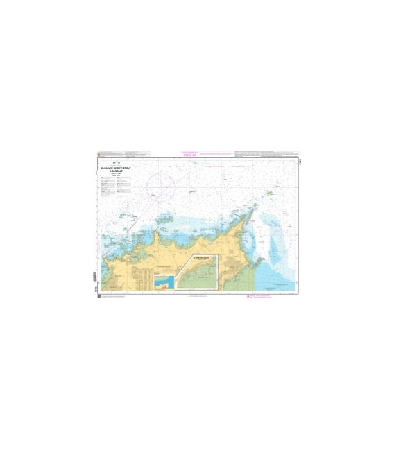 OceanGrafix French (SHOM) Nautical Chart 7131 Du Havre de Rothéneuf à Cancale