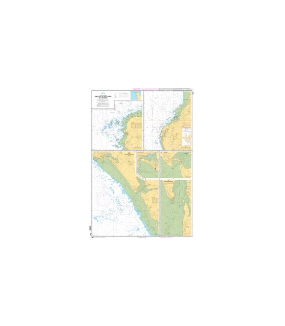 OceanGrafix French (SHOM) Nautical Chart 7133 Ports de la Côte Ouest du Cotentin