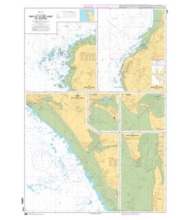 OceanGrafix French (SHOM) Nautical Chart 7133 Ports de la Côte Ouest du Cotentin