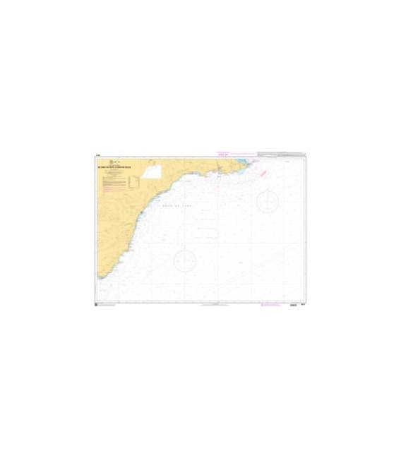 OceanGrafix French (SHOM) Nautical Chart 7671 De Cabo de Gata à Cabo de Palos