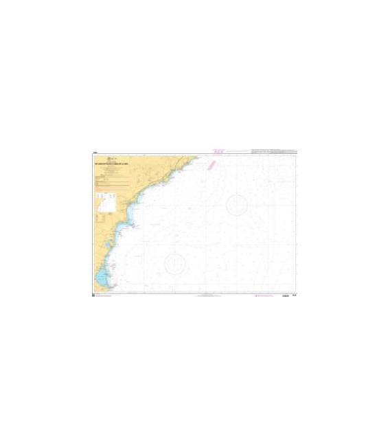 OceanGrafix French (SHOM) Nautical Chart 7670 De Cabo de Palos à Cabo de la Nao