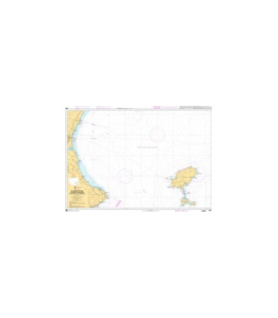 OceanGrafix French (SHOM) Nautical Chart 7669 De Cabo de la Nao au port de Sagunto - Isla de Ibiza et Isla de Formentera