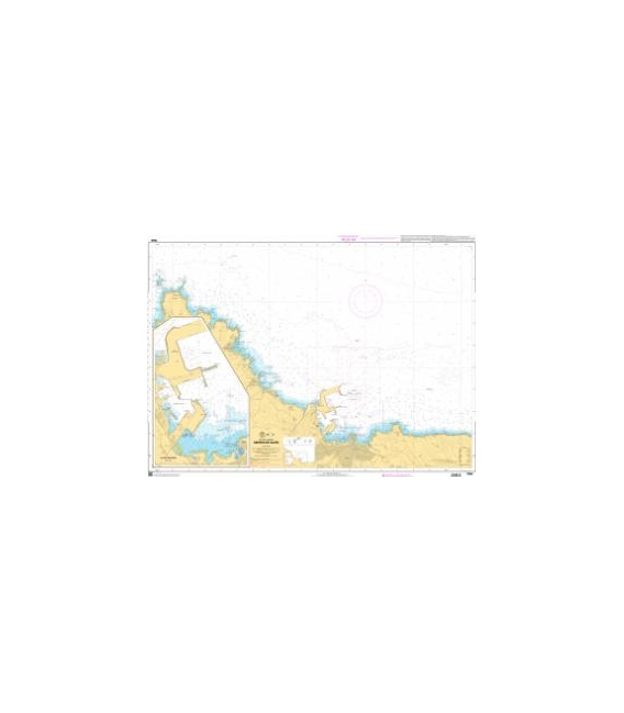 OceanGrafix French (SHOM) Nautical Chart 7666 Abords de Gijón