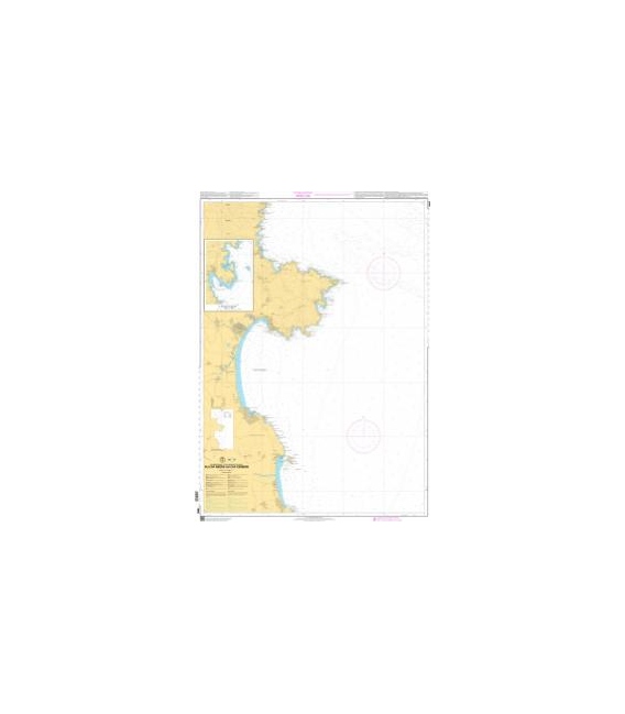 OceanGrafix French (SHOM) Nautical Chart 7665 Du Cap Negre au Cap Cerbère