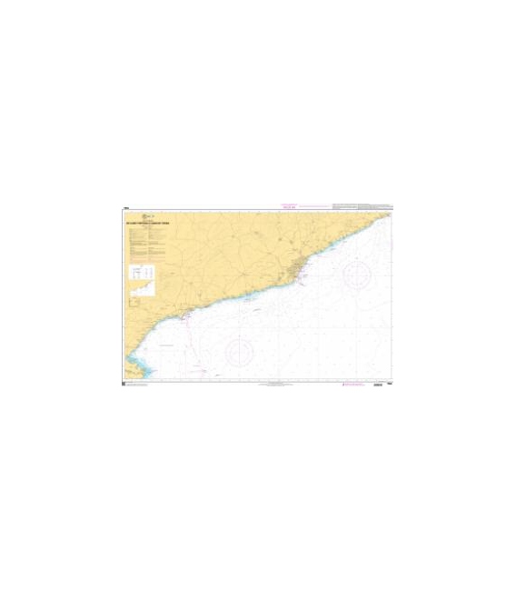 OceanGrafix French (SHOM) Nautical Chart 7664 De Cabo Tortosa à Cabo de Tossa