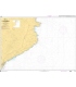 OceanGrafix French (SHOM) Nautical Chart 7663 Du port de Barcelona au Cap Cerbère