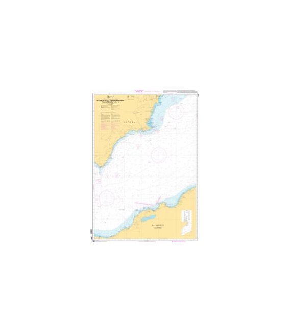 OceanGrafix French (SHOM) Nautical Chart 7659 De Cabo de Gata à Cabo de Las Huertas et de Cap Milonia à Cap Ivi