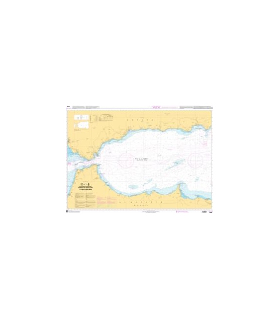 OceanGrafix French (SHOM) Nautical Chart 7658 Détroit de Gibraltar et Mer dAlboran