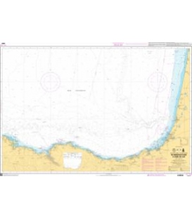 OceanGrafix French (SHOM) Nautical Chart 7657 De Mimizan-Plage à Cabo de Ajo