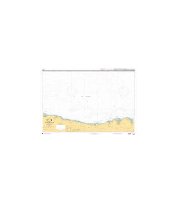 OceanGrafix French (SHOM) Nautical Chart 7656 De Santoña à Gijón