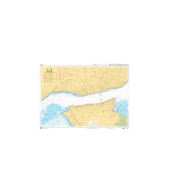 OceanGrafix French (SHOM) Nautical Chart 7652 Port de Lisboa - De Paço de Arcos à Terreiro do Trigo